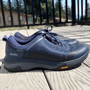 Dansko Makayla Waterproof Vibram Hiking Sneaker Walking Navy Blue Women's Size 9